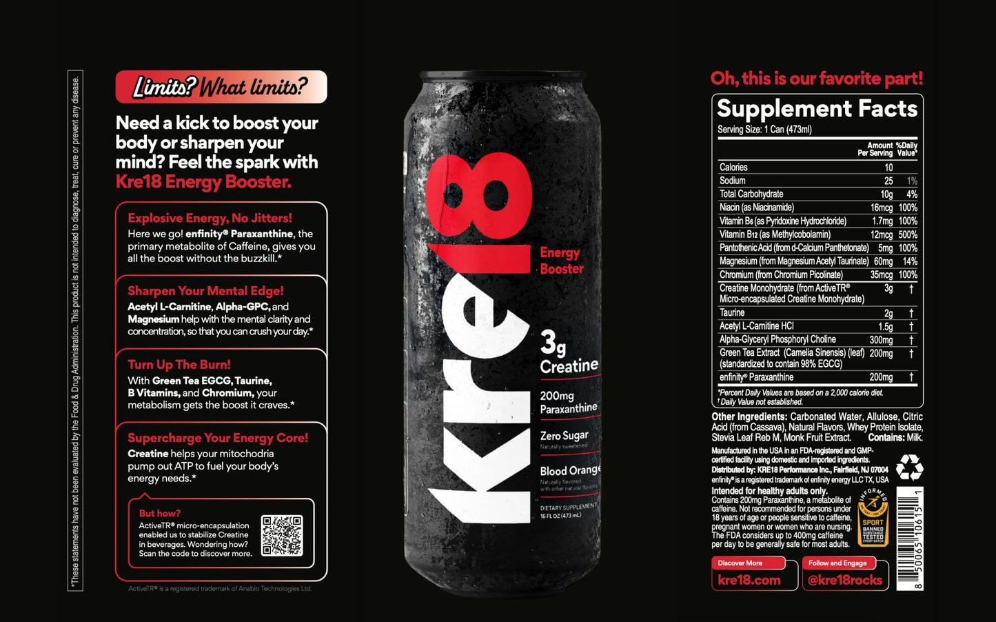 KRE18 ENERGY BOOSTER 12-PACK